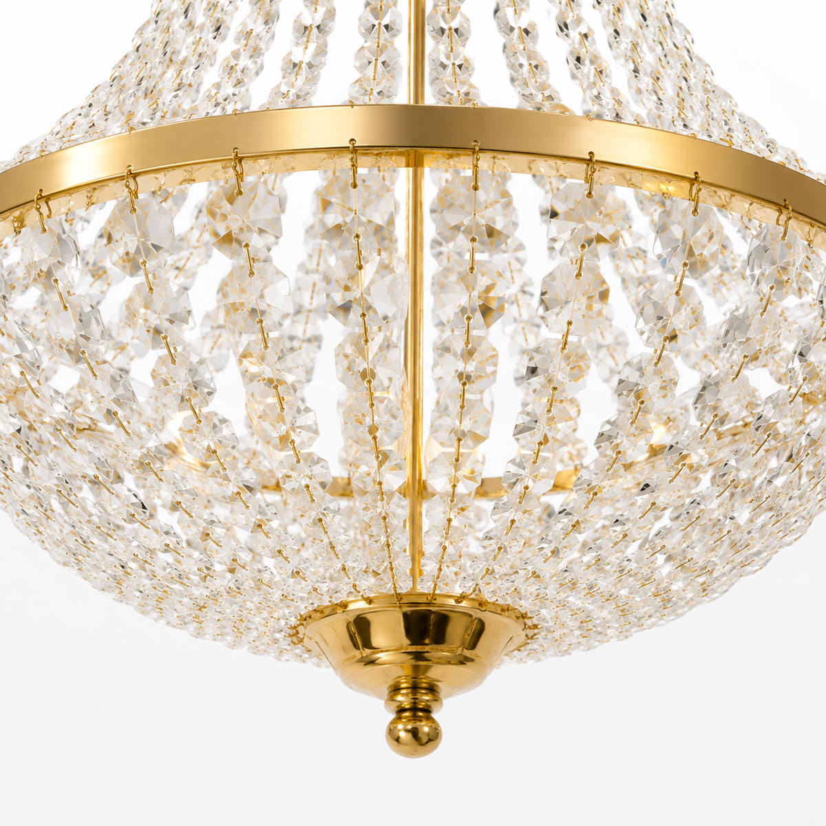 Lustre Empire en cristal – Compiègne